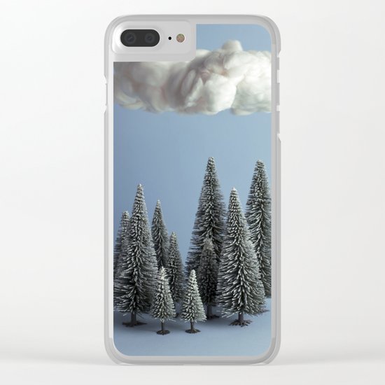 A cloud over the forest Clear iPhone Case