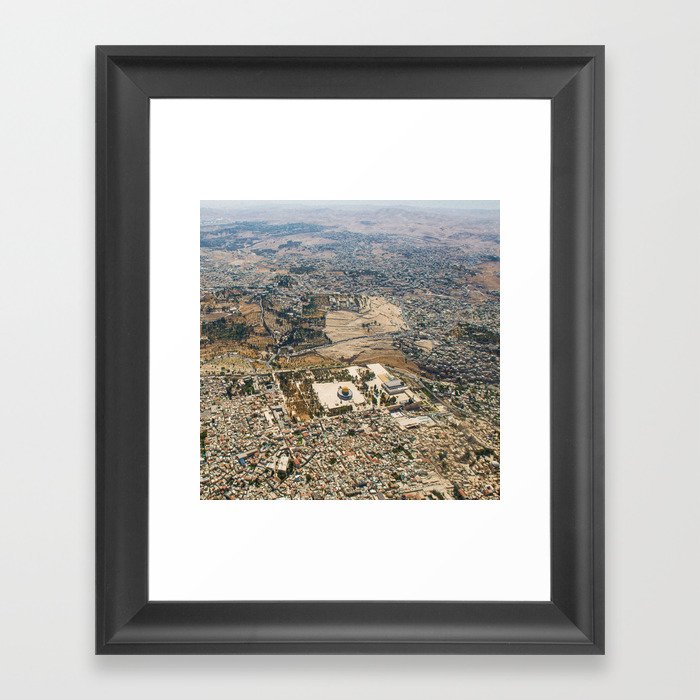 City of Jerusalem from above Framed Art Print