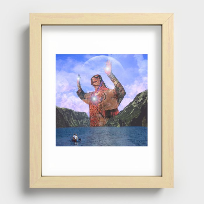 Sister of the Moon Recessed Framed Print