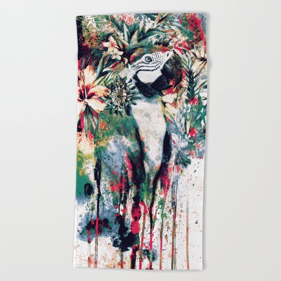 Interpretation of a dream - Parrot II Beach Towel