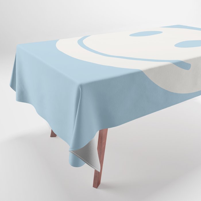 Happy Thoughts Baby Blue Tablecloth