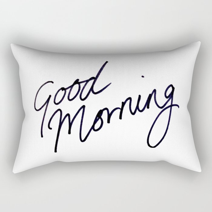 Good Morning! Rectangular Pillow by Tamsin Lucie | Society6