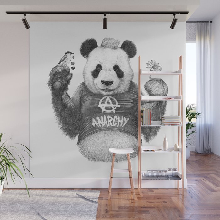 Punk Panda Wall Mural