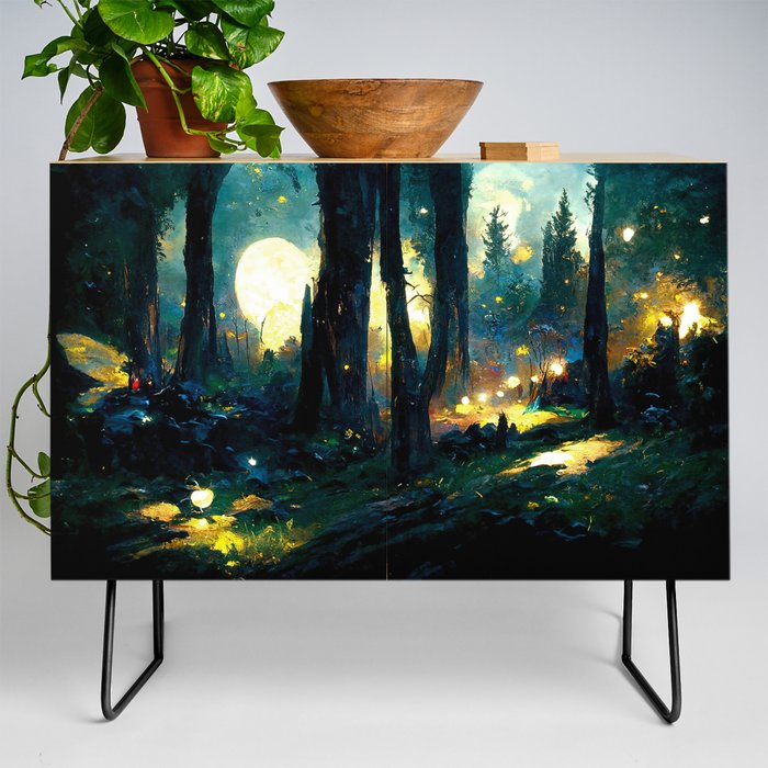 Walking through the fairy forest Credenza