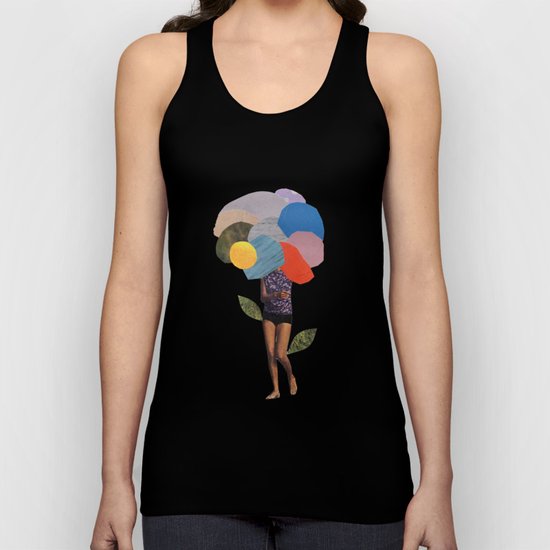 i dream of you amid the flowers Unisex Tank Top
