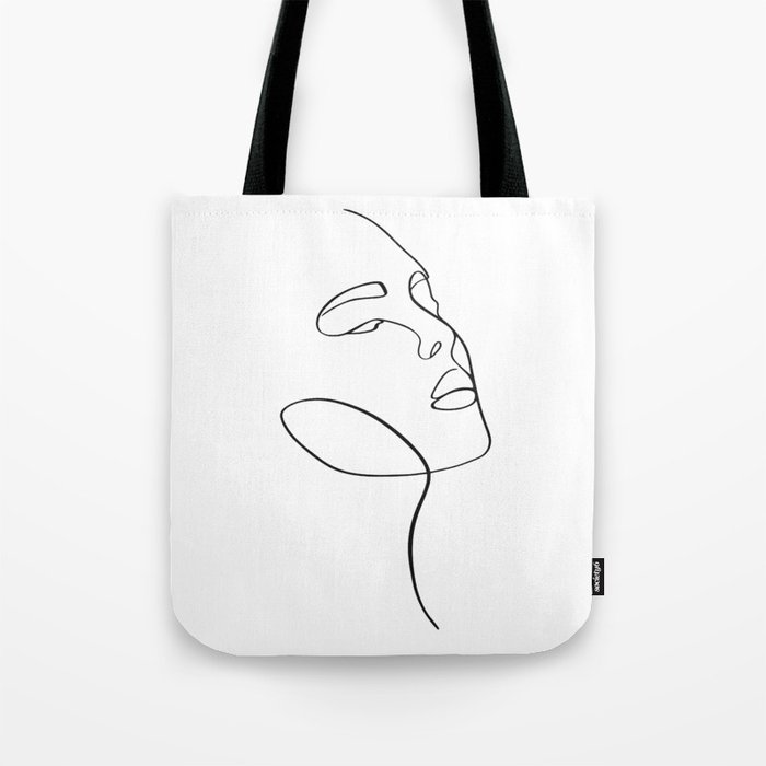 Portrait of a girl Tote Bag