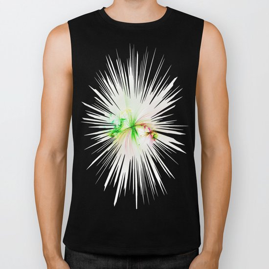 Plastic splatter Biker Tank