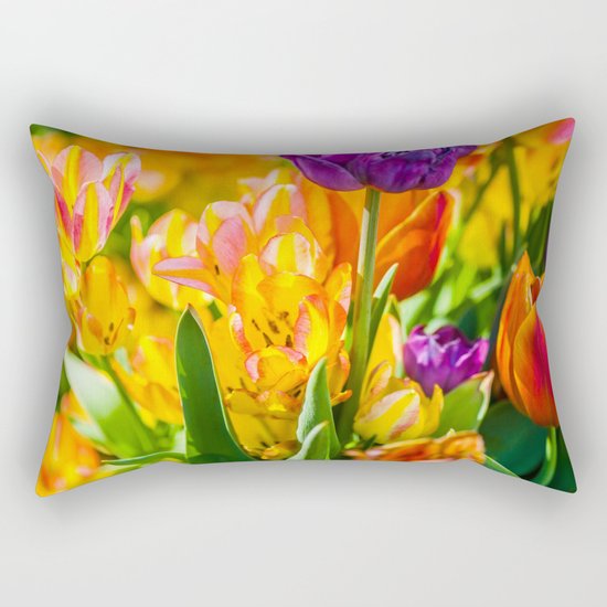 Tulips Enchanting 01 Rectangular Pillow