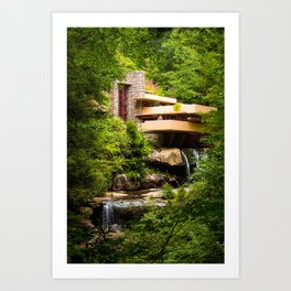 Fallingwater Summer - Horizontal Art Print