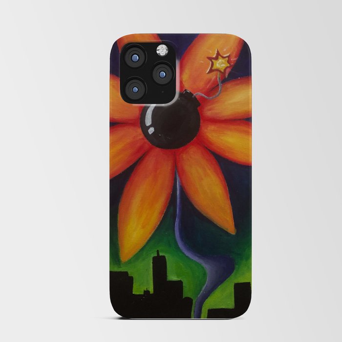 flower bomb iPhone Card Case