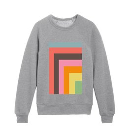 Stacked Colors Kids Crewneck