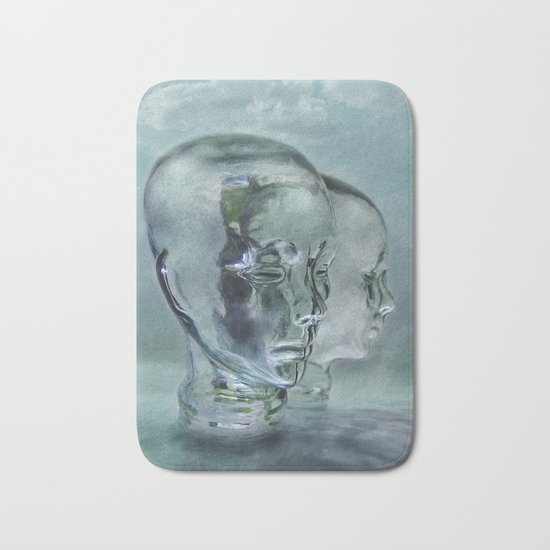Glasmensch im Internet Bath Mat