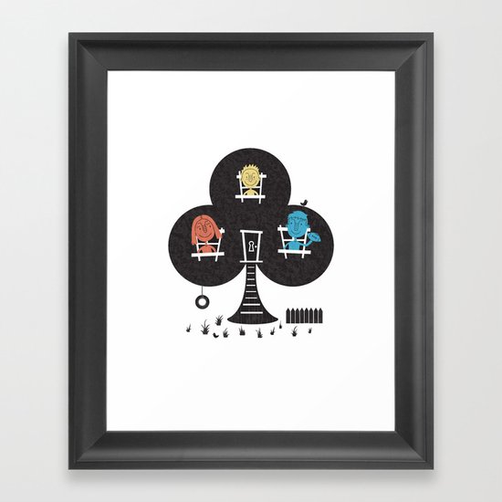 Clubhouse Framed Art Print