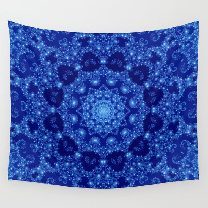 Ocean of Light Mandala Wall Tapestry