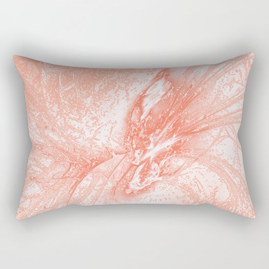 Splatter in Guava Rectangular Pillow