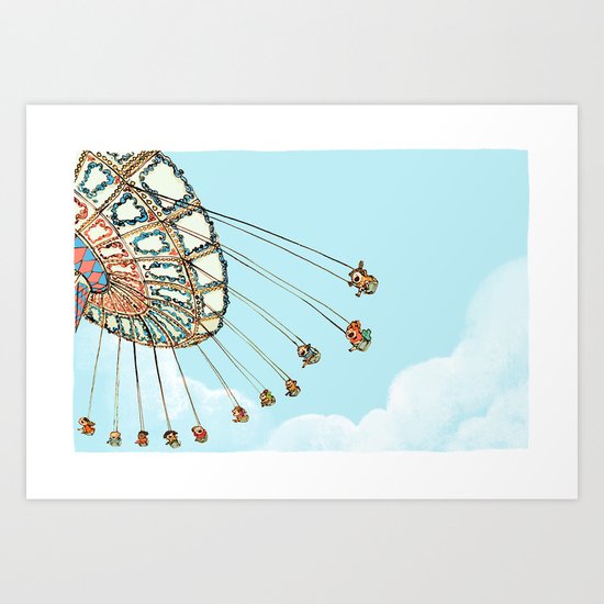 La Fete Foraine Art Print