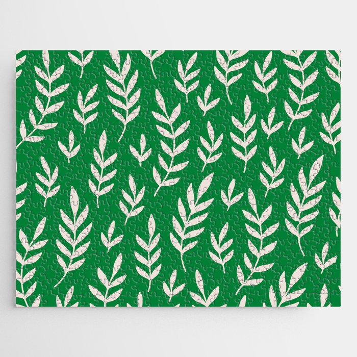 Leaves in Green Jigsaw Puzzle