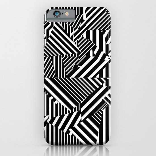 Dazzle Camo #01 - Black & White iPhone & iPod Case