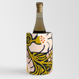 these flowers always fit - floral illustration Wine Chiller