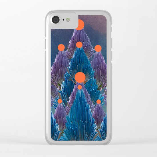 Floral abstract(49). Clear iPhone Case