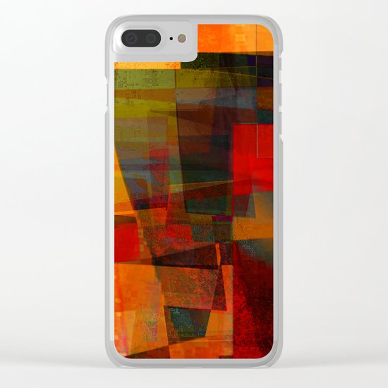 autumn landscape Clear iPhone Case