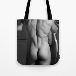 hot sexy man with sexy manly ass, male nude model, erotic male nude, male nude Tote Bag