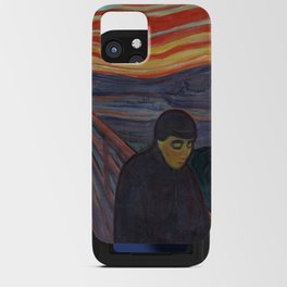 Edvard Munch - Despair 1894 iPhone Card Case