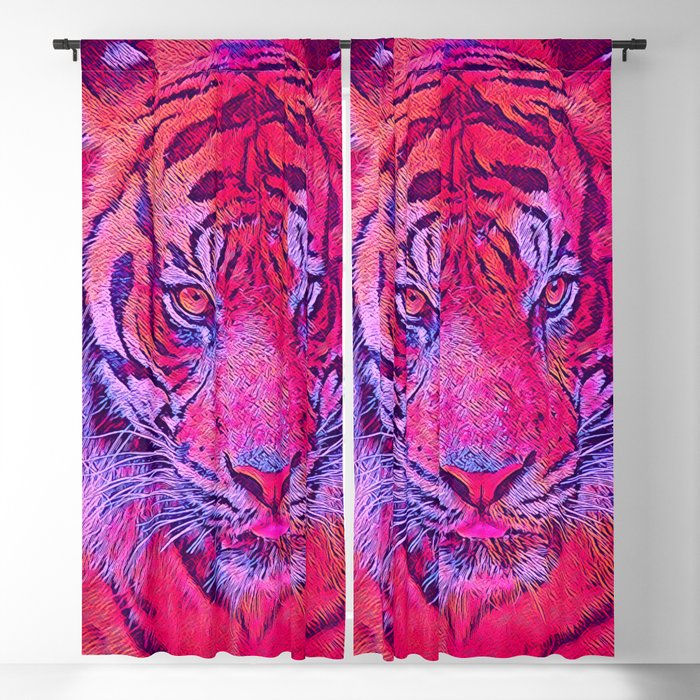Popular Animals Tiger 2 Blackout Curtain By Jamcolorsspecial