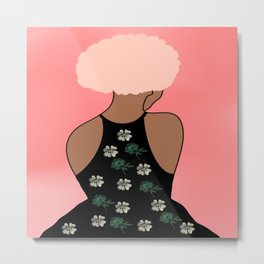 Woman At The Meadow 22 Metal Print