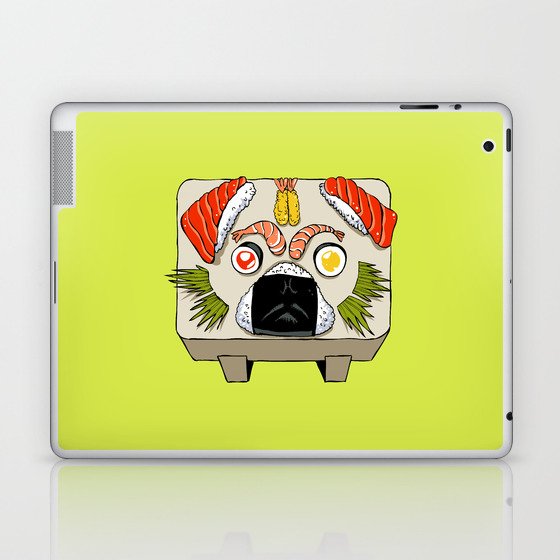 Pug Sushi Laptop & iPad Skin
