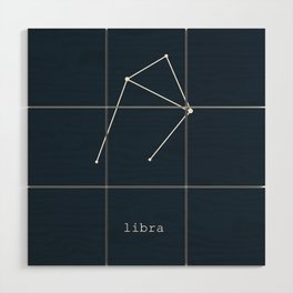 libra blue Wood Wall Art