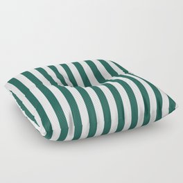 Green And White Stripes Summer Style Floor Pillow