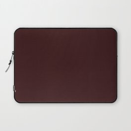 Plain Dark Maroon Laptop Sleeve