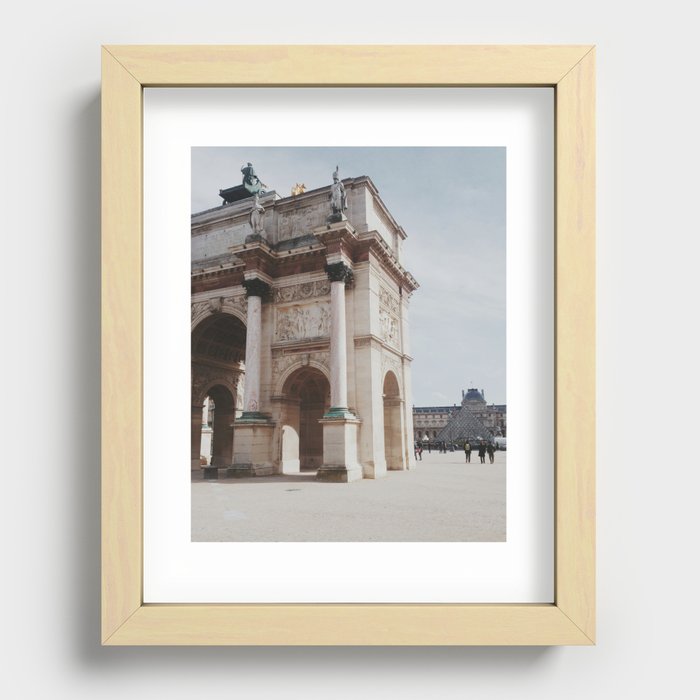Arc de Triomphe du Carrousel Recessed Framed Print
