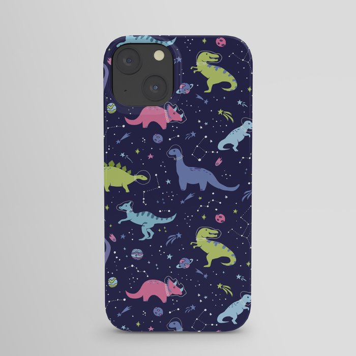 Dinosaurs in Space iPhone Case