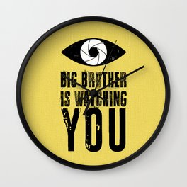 Big Brother is Watching YOU! Wall Clock