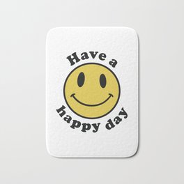 Have a Happy Day Bath Mat | Twd, Michonne, Tvshow, Alpha, Dead, Negan, Rickgrimes, Scary, Whisperers, Beta 