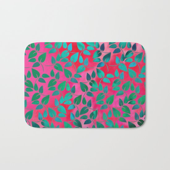 Leaves Pattern 6 Bath Mat