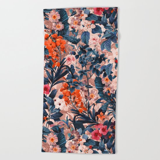 Summer Botanical Garden XI Beach Towel