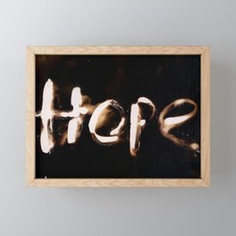 Hope Chemigram Framed Mini Art Print