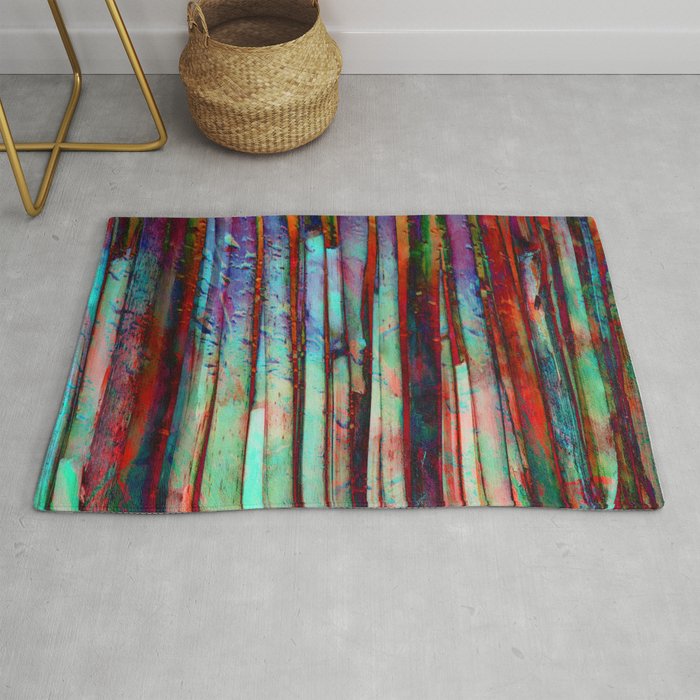 Colored Bamboo 2 Rug