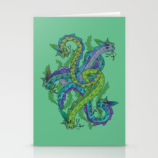 Sea Serpents - Light Stationery Cards