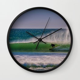 9455 Green Room at the River Jetties Wall Clock