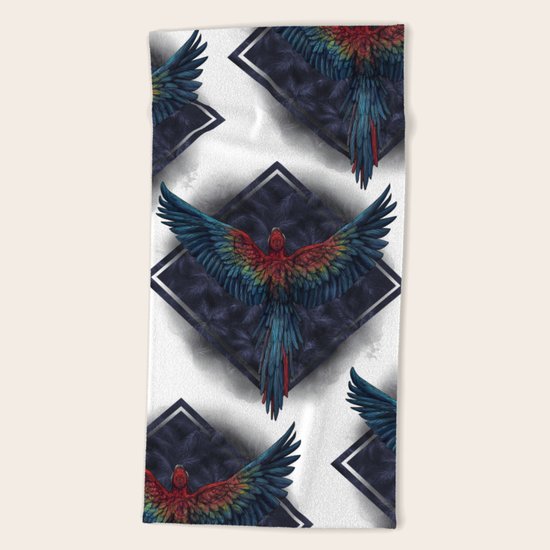 Parrot Beach Towel