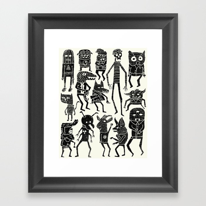 Bump in the Night Framed Art Print