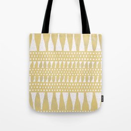 yellow tribal Tote Bag