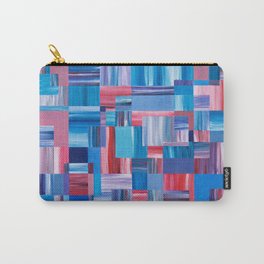 Unmixed Blue and Red Carry-All Pouch
