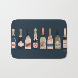 French Champagne Collection – Teal Bath Mat