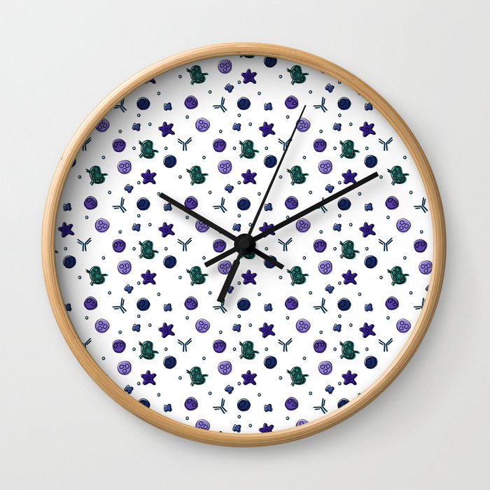 Immune Cells - Color Wall Clock