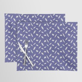 Tiny Petals & Leaves - Very Peri Pantone Colour Of The Year Placemat